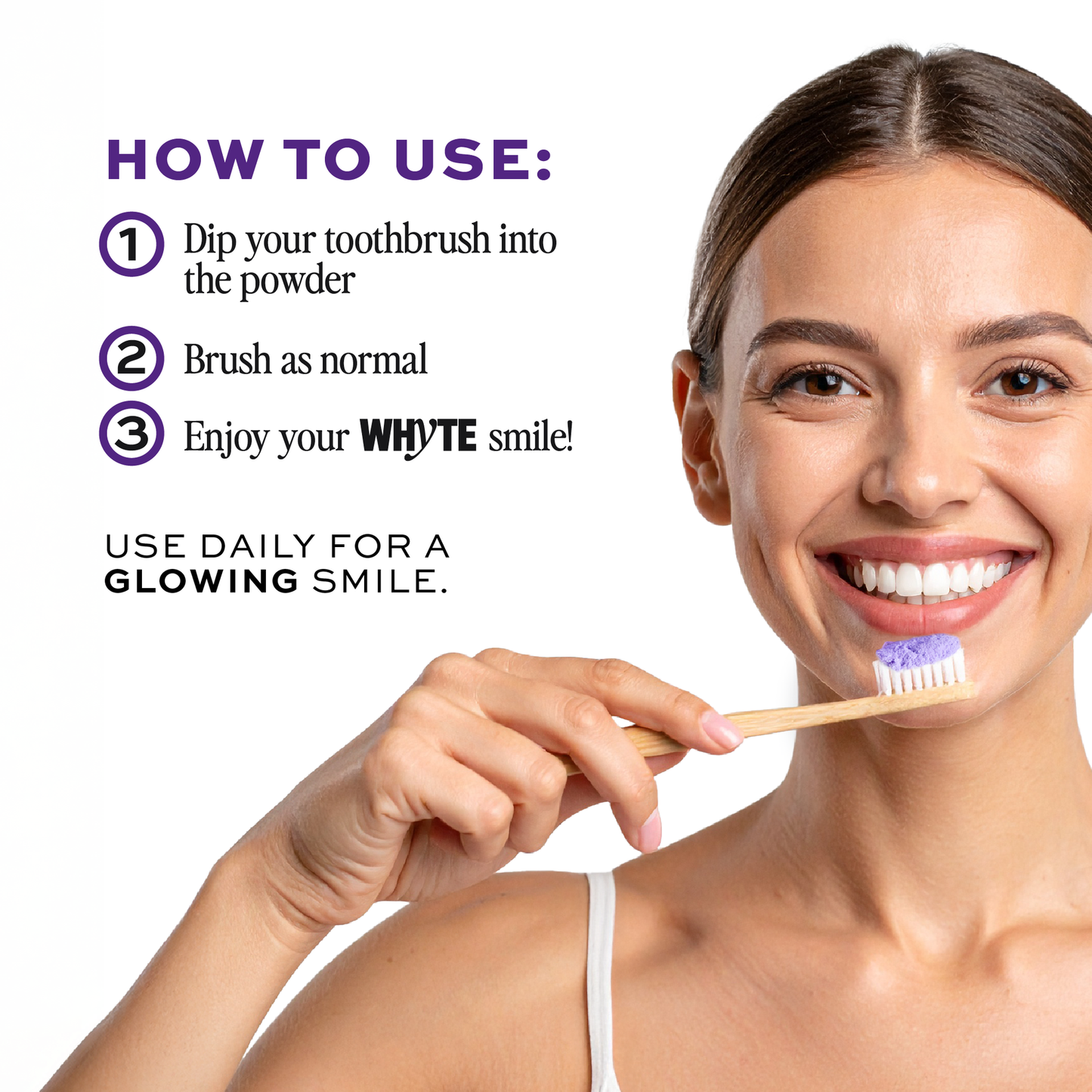 Whyte Teeth Whitening Powder.
