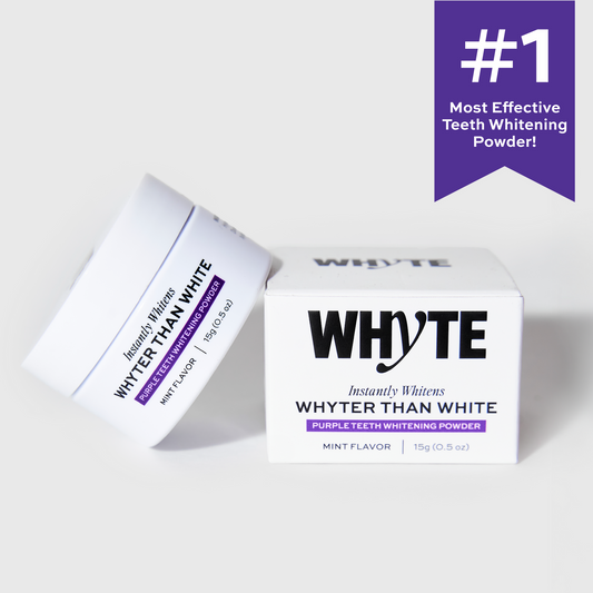 Whyte Teeth Whitening Powder.