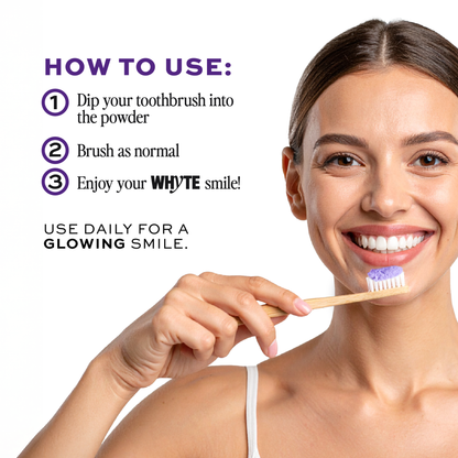 Whyte Teeth Whitening Powder.